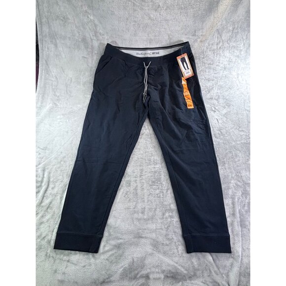 Weatherproof Vintage Joggers Mens XX-Large Navy Blue drawstring waist - Picture 1 of 9